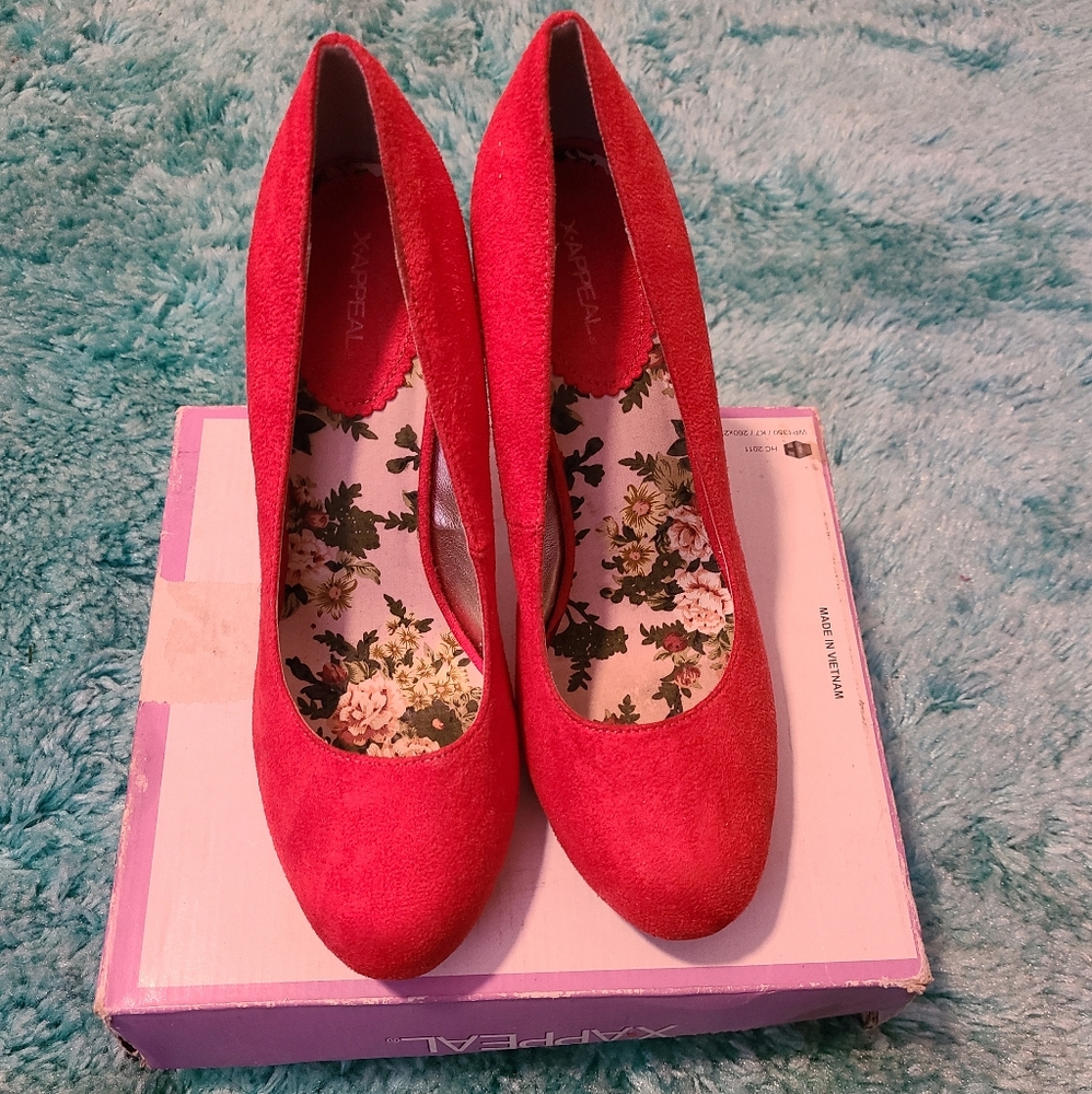 Xappeal Skylar Red Heels